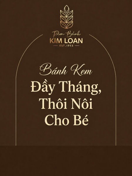Bánh Kem Đầy Tháng, Thôi Nôi Cho Bé: Món Quà Ngọt Ngào Lưu Giữ Khoảnh Khắc Đầu Đời Ý Nghĩa