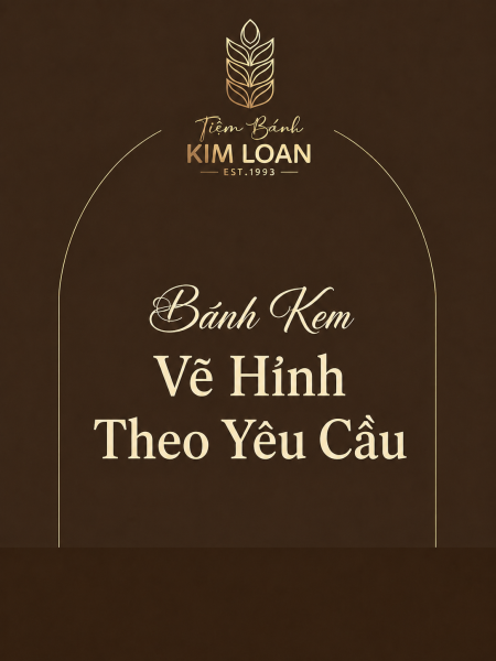 Bánh Kem Vẽ Hình Theo Yêu Cầu – Biến Mọi Ý Tưởng Thành Chiếc Bánh Sinh Nhật Độc Quyền