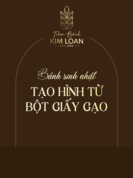 Bánh Sinh Nhật Tạo Hình Từ Bột Giấy Gạo - Món Quà Ngọt Ngào Cho Bé Yêu 