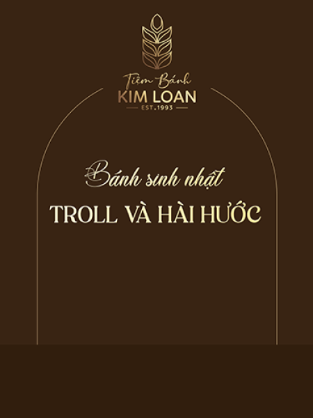 Các Mẫu Bánh Sinh Nhật Vẽ Hình Troll, Bựa, Hài Hước