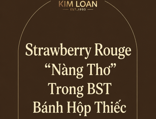 Khám Phá Strawberry Rouge – Vị Mới Đầy Quyến Rũ Trong Dòng Bánh Hộp Thiếc Sang Trọng
