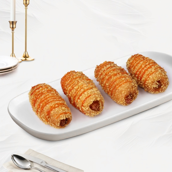 Bánh Xúc Xích Chiên Xù