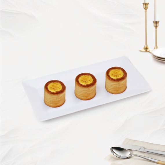 Bánh Croissant Kem Trứng Caramel