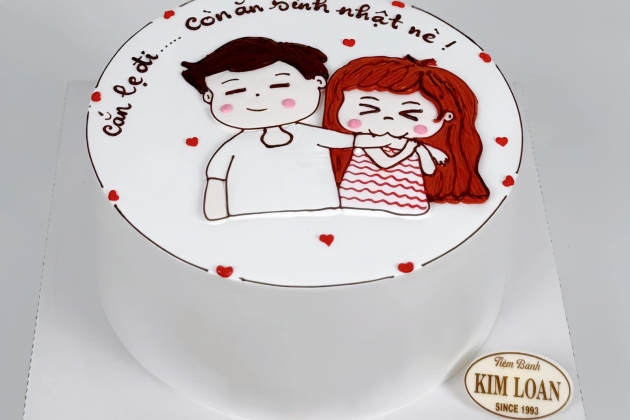 Bánh kem đơn giản dành cho nam