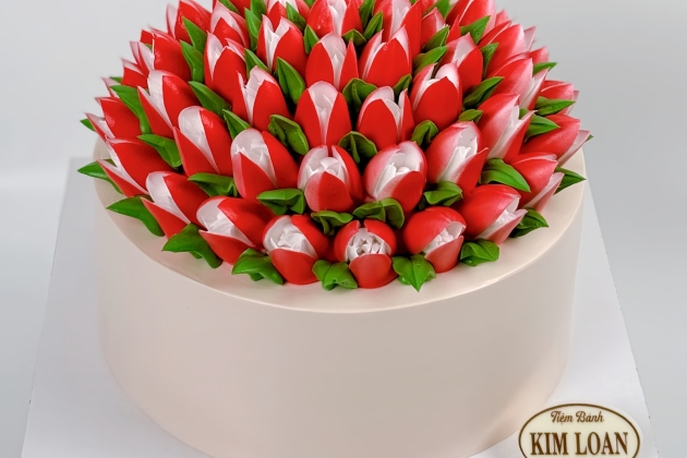 Bánh kem hoa tulip đẹp tại TP.HCM