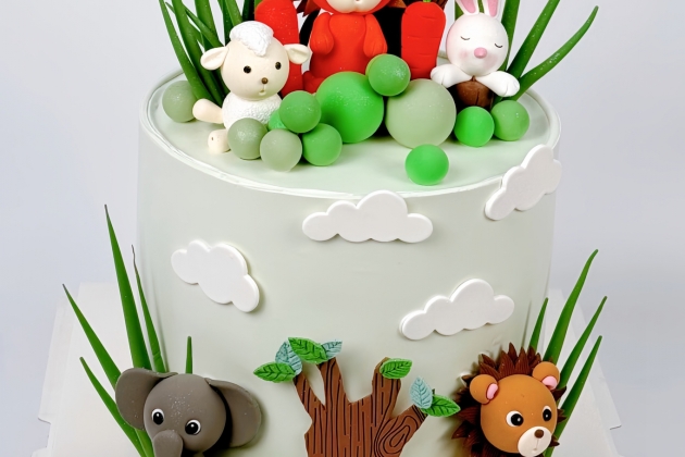 Bánh Kem, Bánh Sinh Nhật Nặn Bột Giấy Tạo Hình