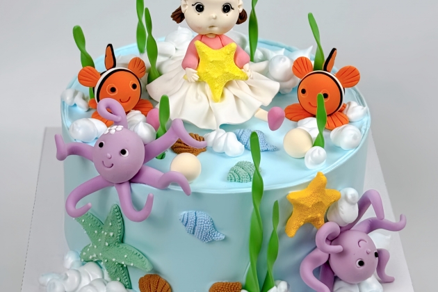 Bánh kem chủ đề đại dương