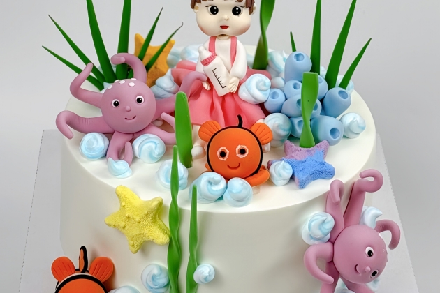 Bánh kem chủ đề đại dương