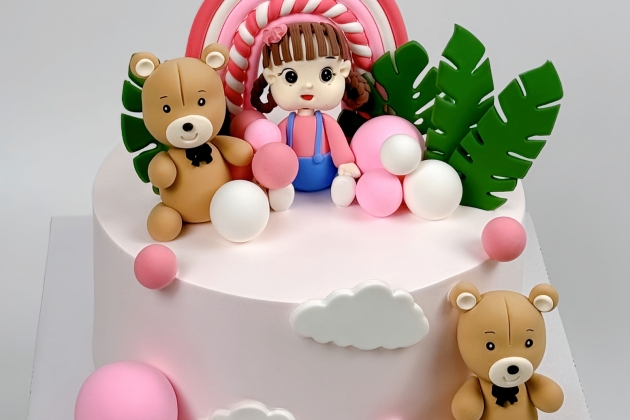 Bánh Kem, Bánh Sinh Nhật Nặn Bột Giấy Tạo Hình