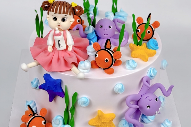 Bánh Kem, Bánh Sinh Nhật Nặn Bột Giấy Tạo Hình