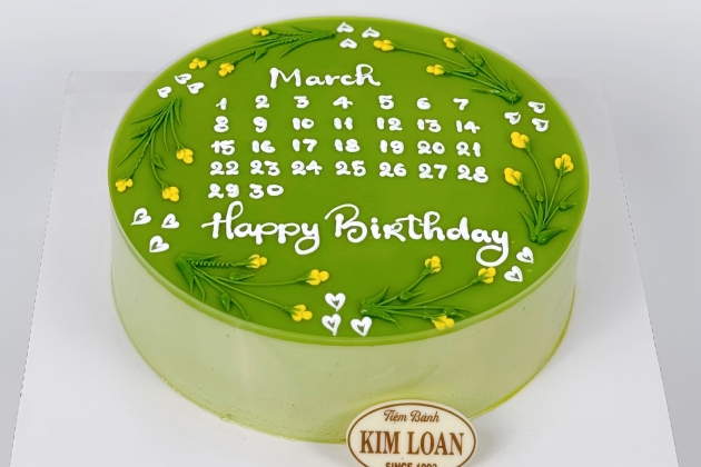 Bộ Sưu Tập Các Mẫu Bánh Kem Mousse Trà Xanh Tại Tiệm Bánh Kim Loan