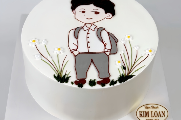 Bánh kem đơn giản dành cho nam