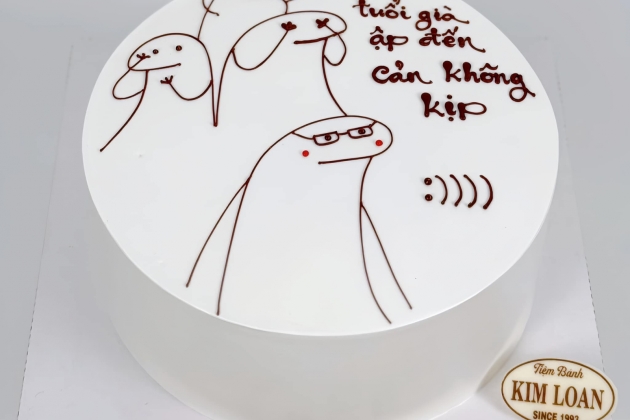 Các Mẫu Bánh Sinh Nhật, Bánh Kem Vẽ Hình Hot Trend, Hài Hước, Siêu Lầy Lội