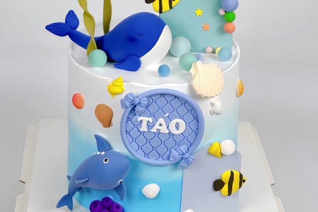 Bánh kem chủ đề đại dương