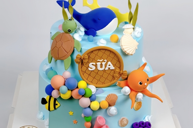 Bánh kem chủ đề đại dương