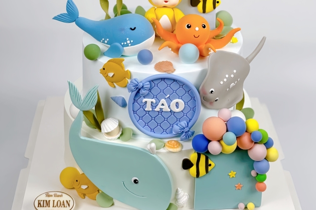 Bánh sinh nhật đẹp cho bé trai