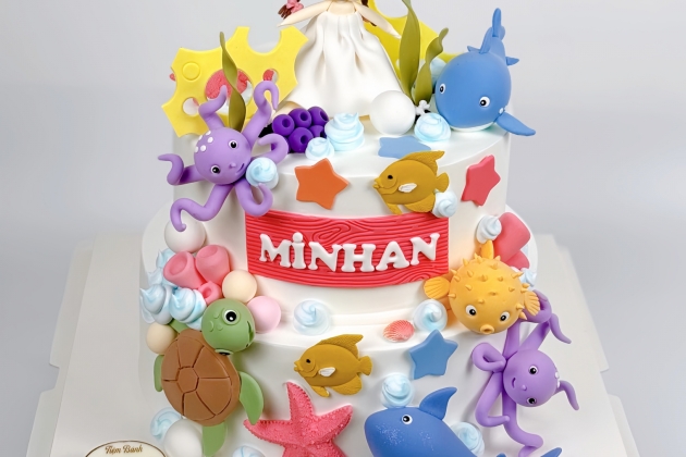 Bánh kem chủ đề đại dương