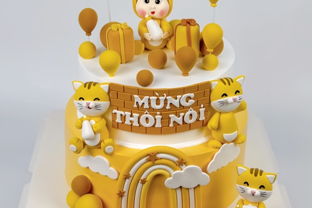 Các Mẫu Bánh Kem 2 Tầng Đẹp và Sang Trọng