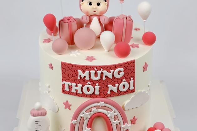 Bánh sinh nhật cho bé trai