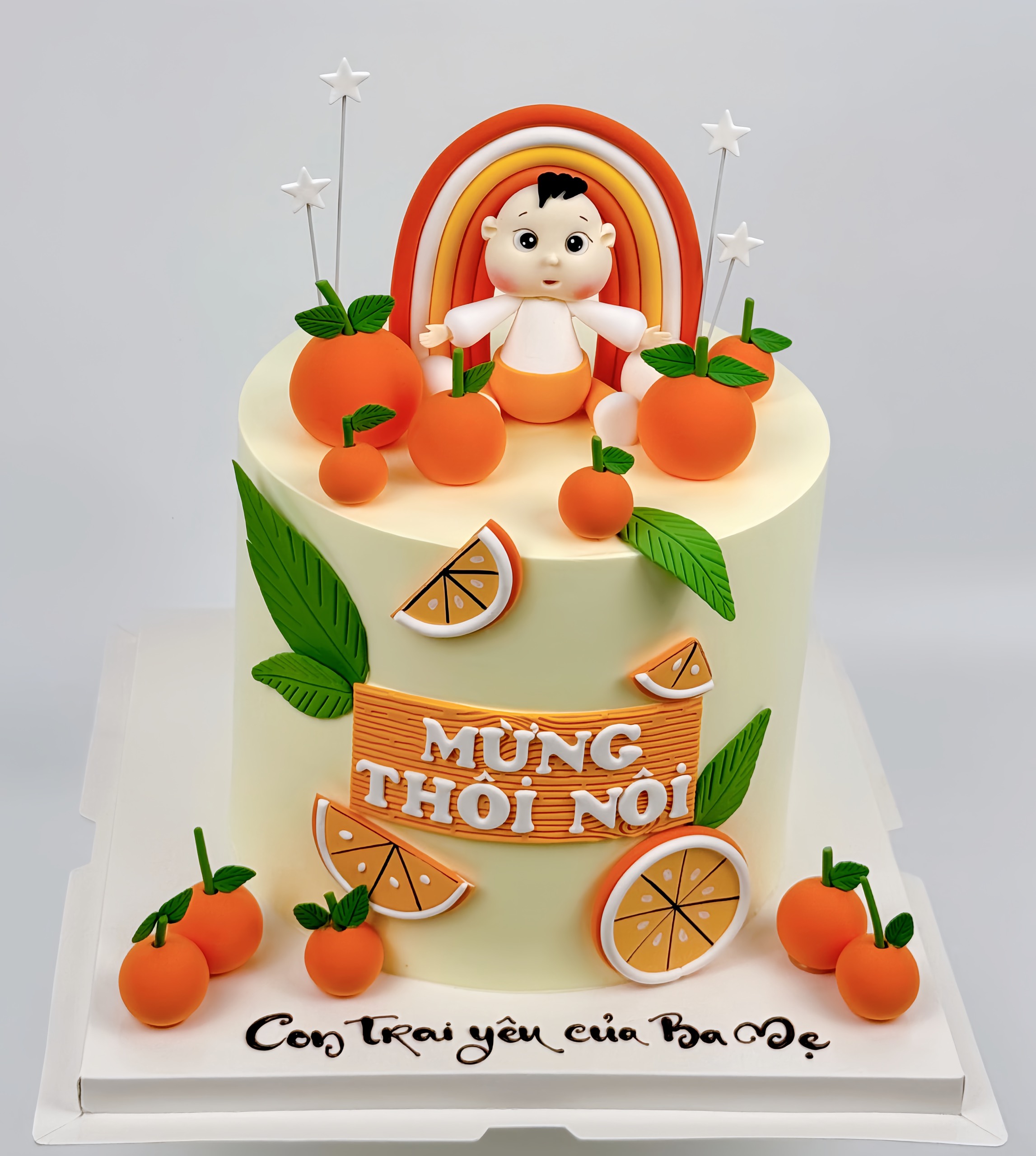 Bánh kem chủ để hoa quả