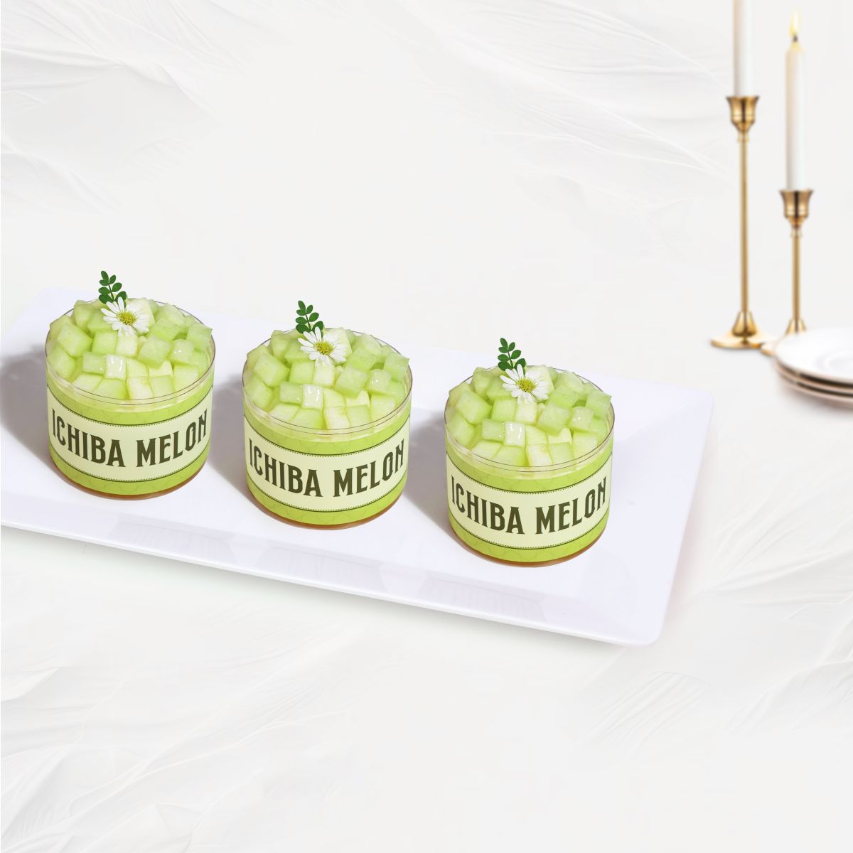 Bộ sưu tập bánh mousse mini hộp tròn với 8 hương vị đa dạng, phù hợp phục vụ Tea Break, hội nghị, workshop và các sự kiện tại TPHCM.