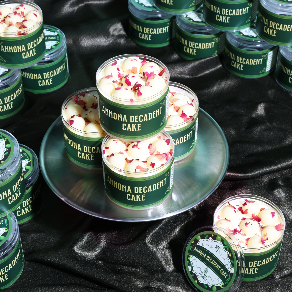 bánh hộp mini tráng miệng mãng cầu cao cấp tiệm bánh kim loan