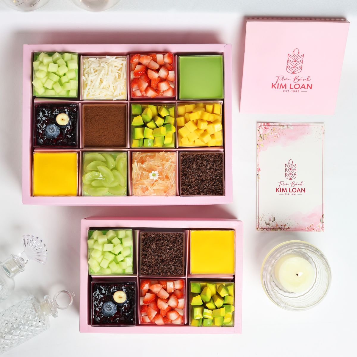 Hình ảnh Bliss Box được sử dụng trong nội dung gợi ý quà tặng 20/10 tại Tiệm Bánh Kim Loan, phù hợp dành tặng mẹ, vợ, người yêu và đồng nghiệp nữ.