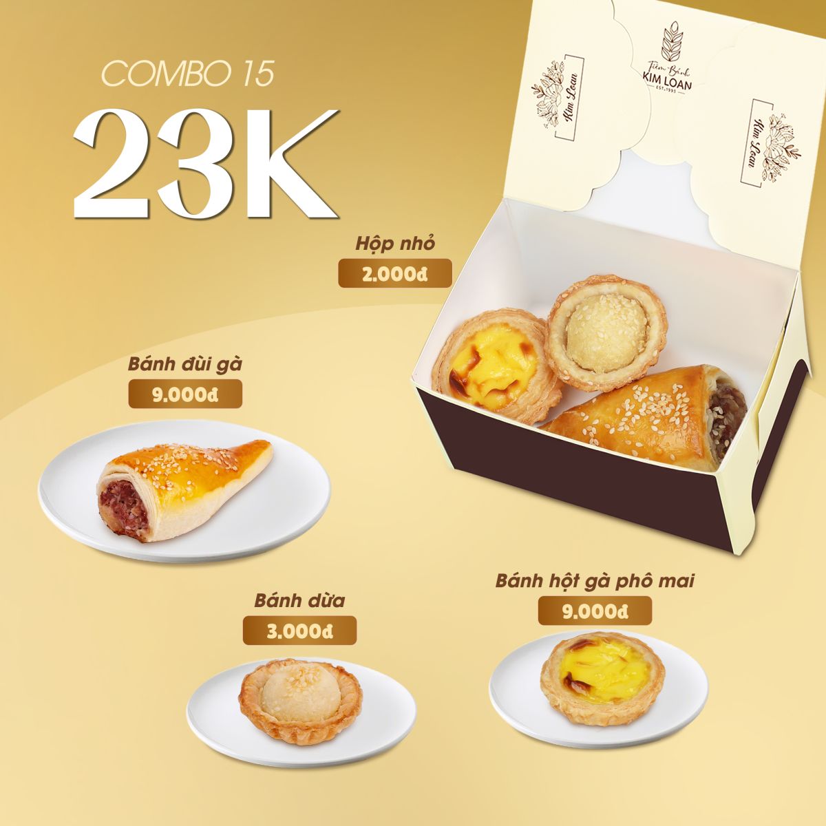COMBO BÁNH MẶN NGỌT CHO NHỮNG BUỔI TIỆC NHẸ, TEABREAK, LIÊN HOAN VĂN PHÒNG HAY ĐÁM TIỆC...