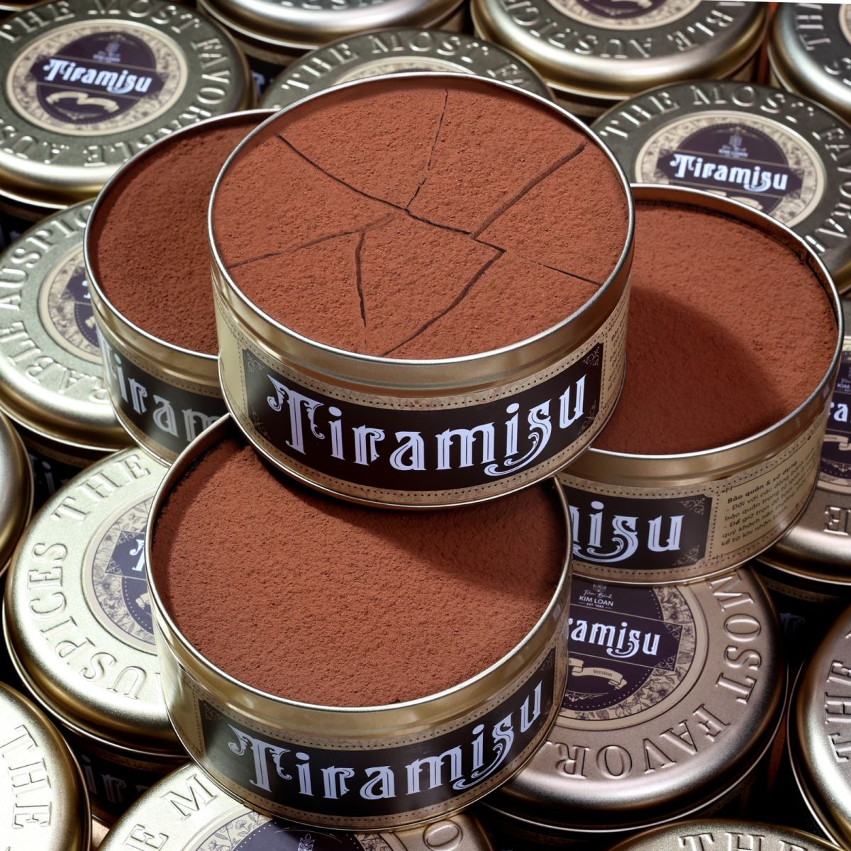 bánh hộp thiếc tiramisu premium version cao cấp