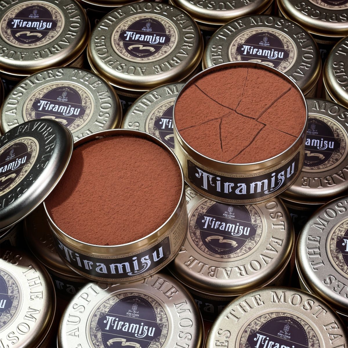 bánh hộp thiếc tiramisu premium cao cấp