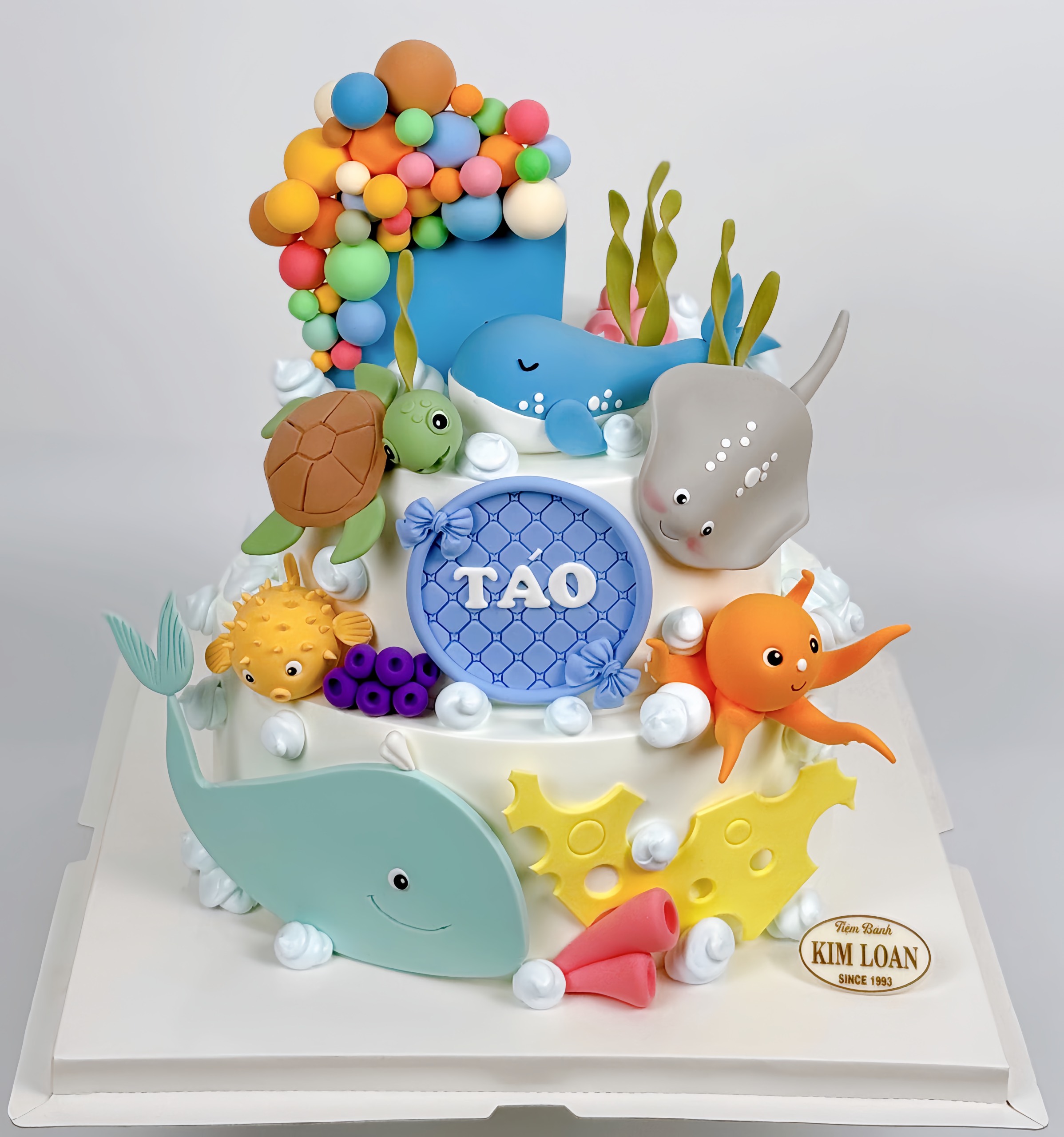 Bánh kem chủ đề đại dương