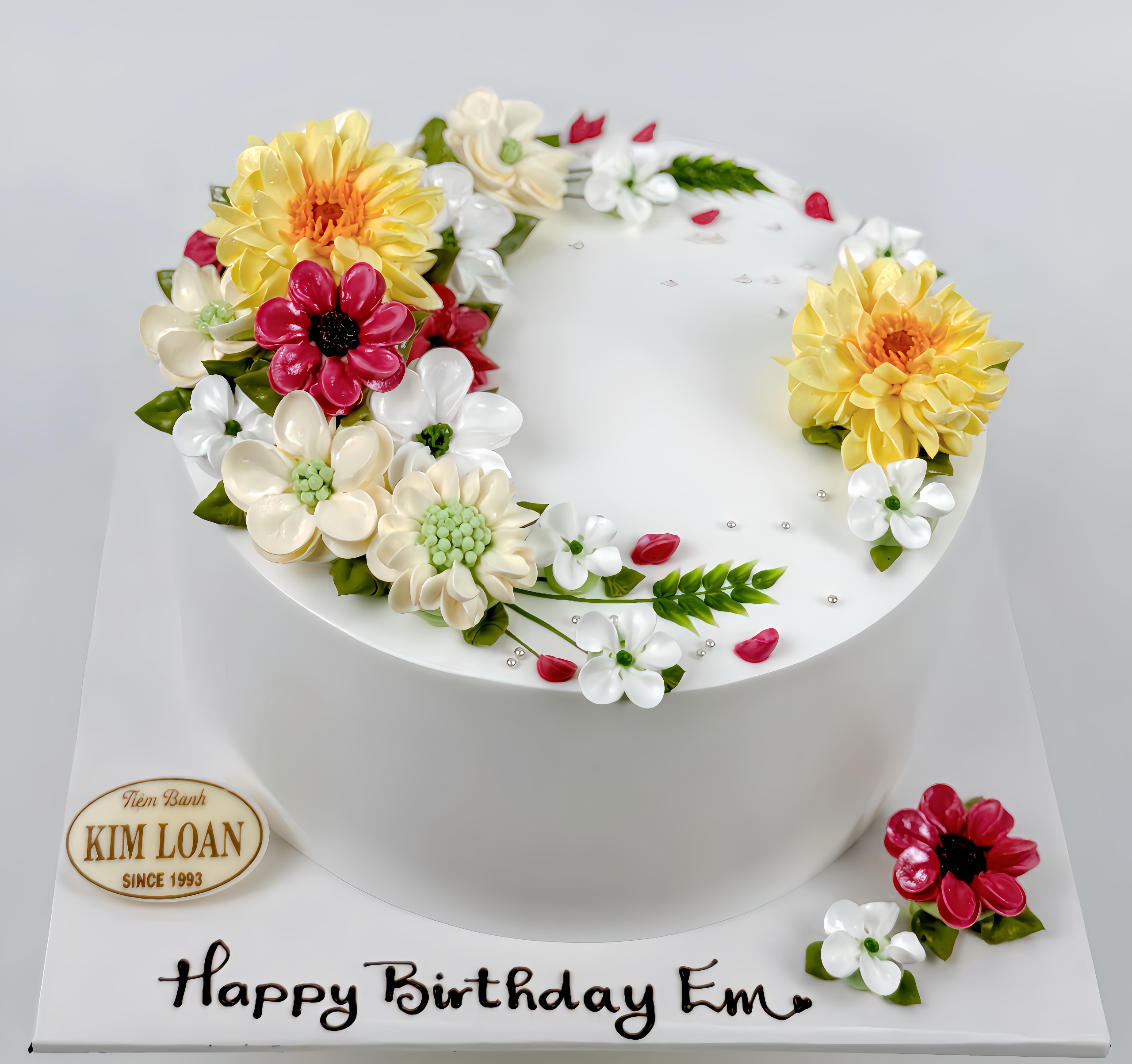 Bánh sinh nhật hoa