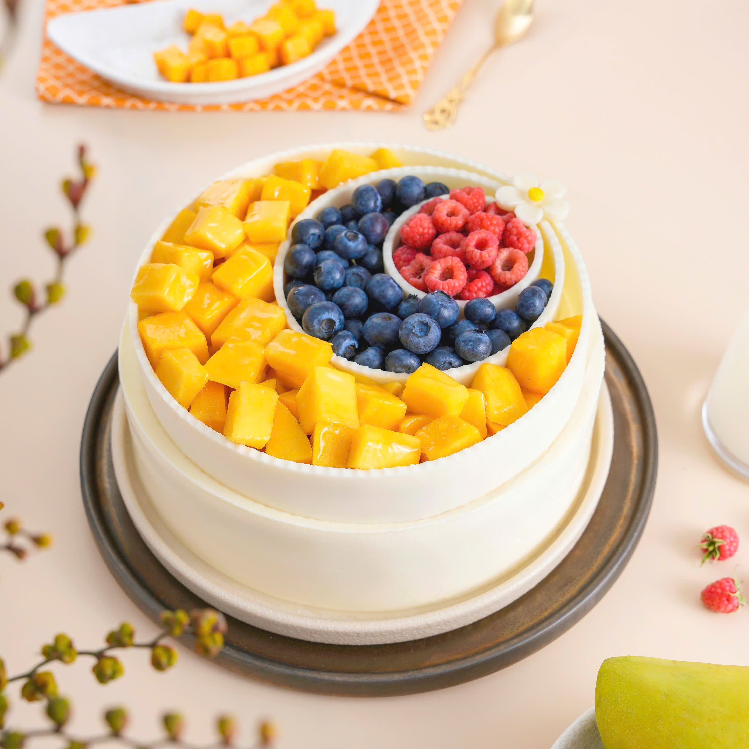 Bánh kem mousse xoài