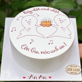 Bánh Kem Vẽ Hình | BKVH 50058