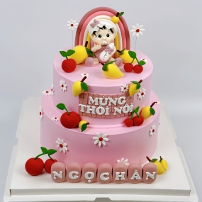 Bánh Kem Tạo Hình Trái Cây Cho Bé Gái