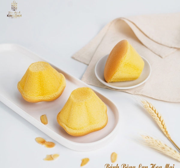 Bánh Bông Lan Hoa Mai