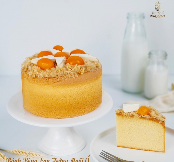 Bánh Bông Lan Trứng Muối Ổ