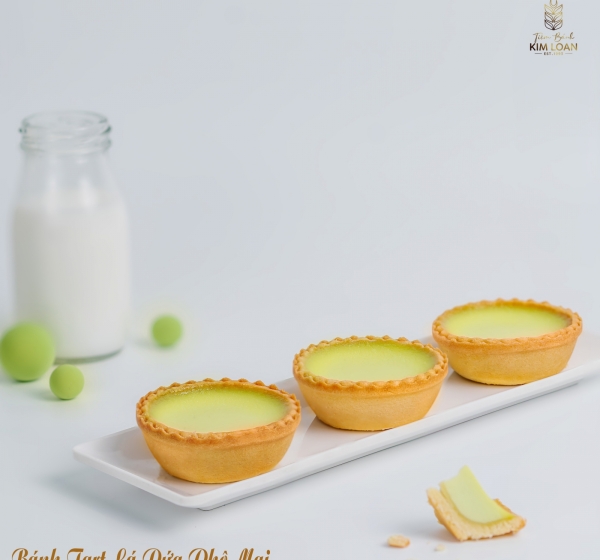 Bánh Tart Lá Dứa Phô Mai